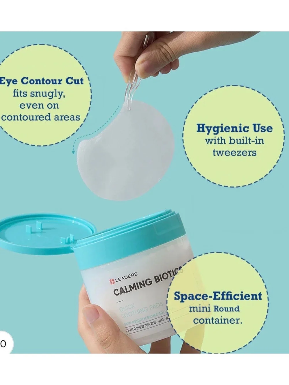 Leaders Calming Biotics Quick Soothing Pads